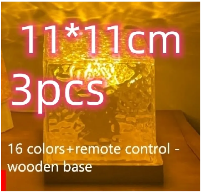 water Ripple Glow RGB Night Lamp