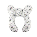 WENDSIM Baby Travel Pillow ，Baby Head Neck Body Support Pillow for Newborn Infant Toddler，Baby Travel Pillow for PushchairCar SeatTravel (Strawberry Flower)