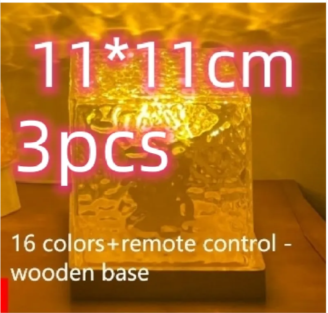 water Ripple Glow RGB Night Lamp